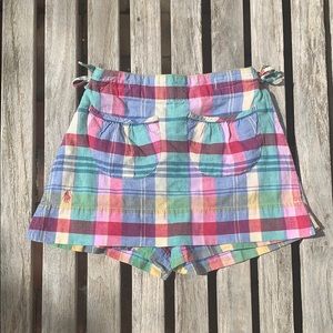 Ralph Lauren Girls Plaid Skort